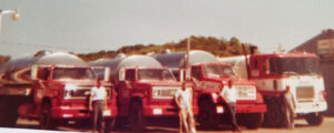 Family photos from the historical JDK Logistics roots of hauling Wisconsin milk