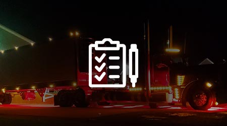 Freight broker checklist icon demonstrating the JDK Logistics custom shipping solutions and coordination