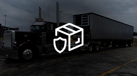 Shield and shipping box container icon demonstrating the JDK Logistics freight broker execution and oversight policies